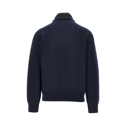 PRADA Wool and cashmere half-zip sweater