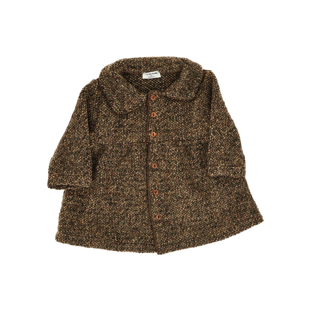 1 + in the Family Bouclé wool-blend coat