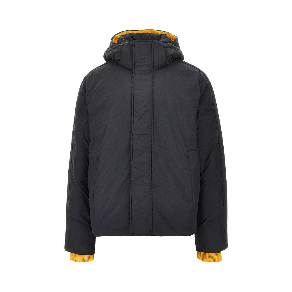 EA7 Oversized padded jacket with logoed bands