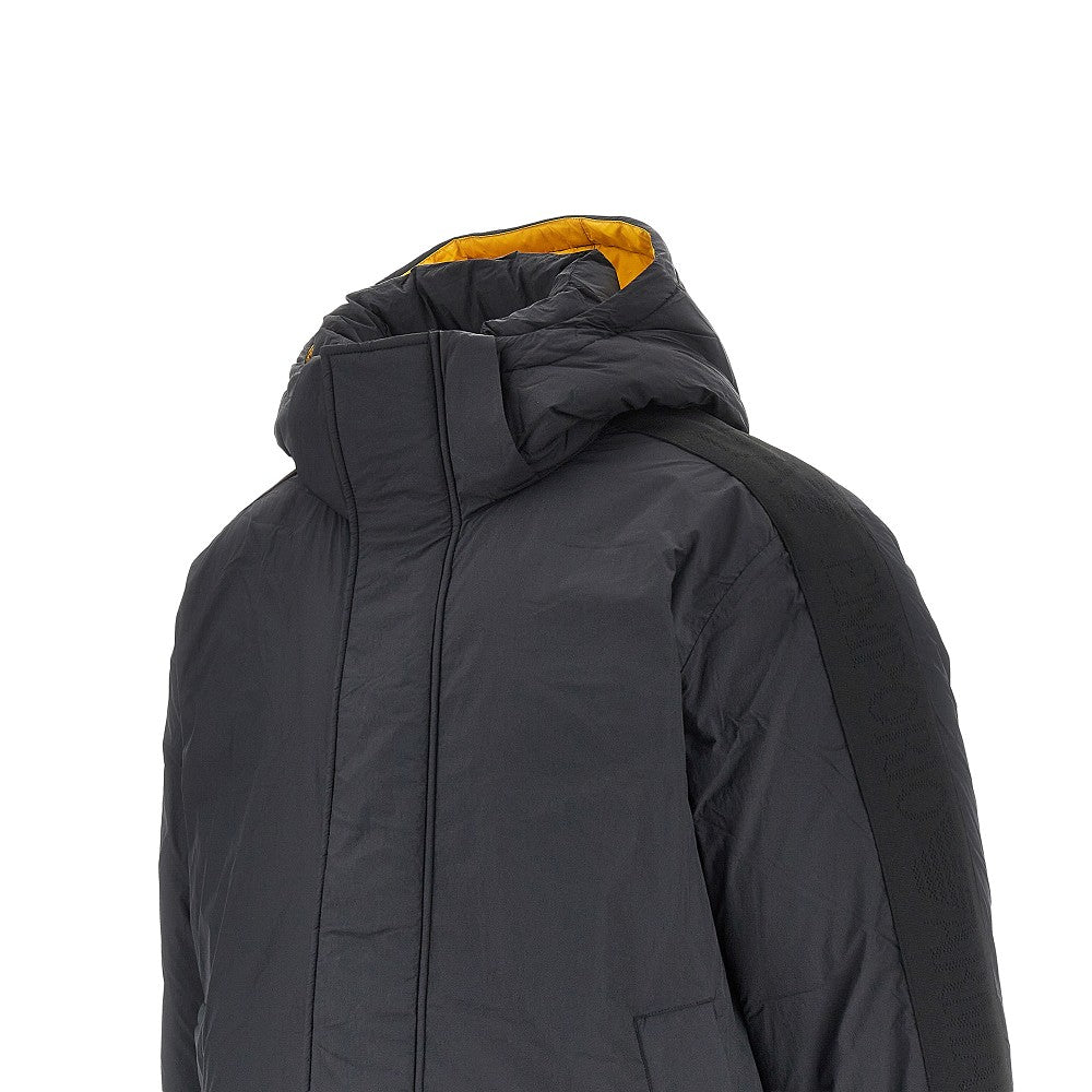 EA7 Oversized padded jacket with logoed bands