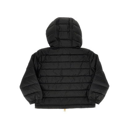 BURBERRY Check trimming down jacket