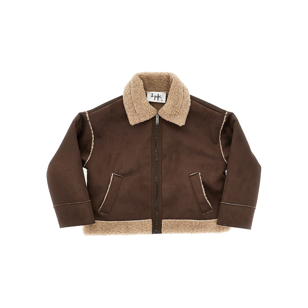 Il Gufo Faux shearling jacket