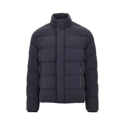 EMPORIO ARMANI Water-repellent stretch nylon down jacket