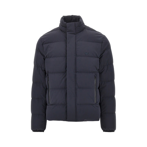EMPORIO ARMANI Water-repellent stretch nylon down jacket