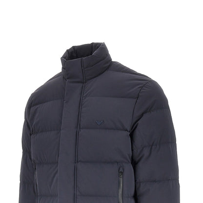 EMPORIO ARMANI Water-repellent stretch nylon down jacket