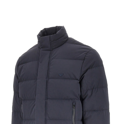 EMPORIO ARMANI Water-repellent stretch nylon down jacket