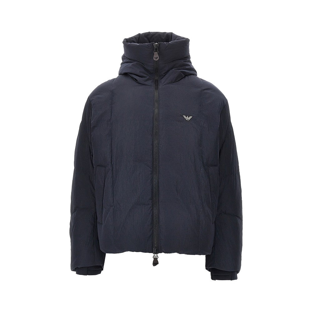 Emporio Armani Crinkle nylon down jacket
