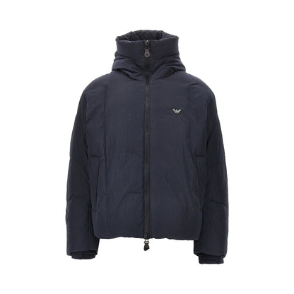 Emporio Armani Crinkle nylon down jacket