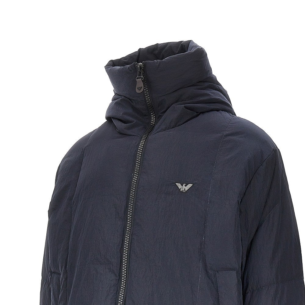 Emporio Armani Crinkle nylon down jacket