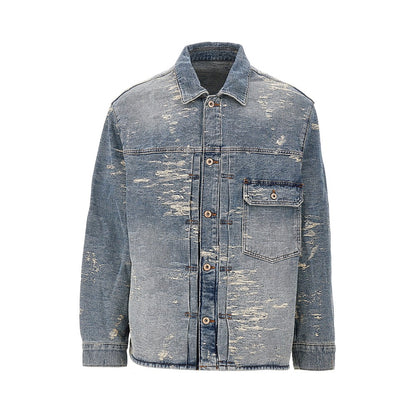 EMPORIO ARMANI Vintage effect denim jacket