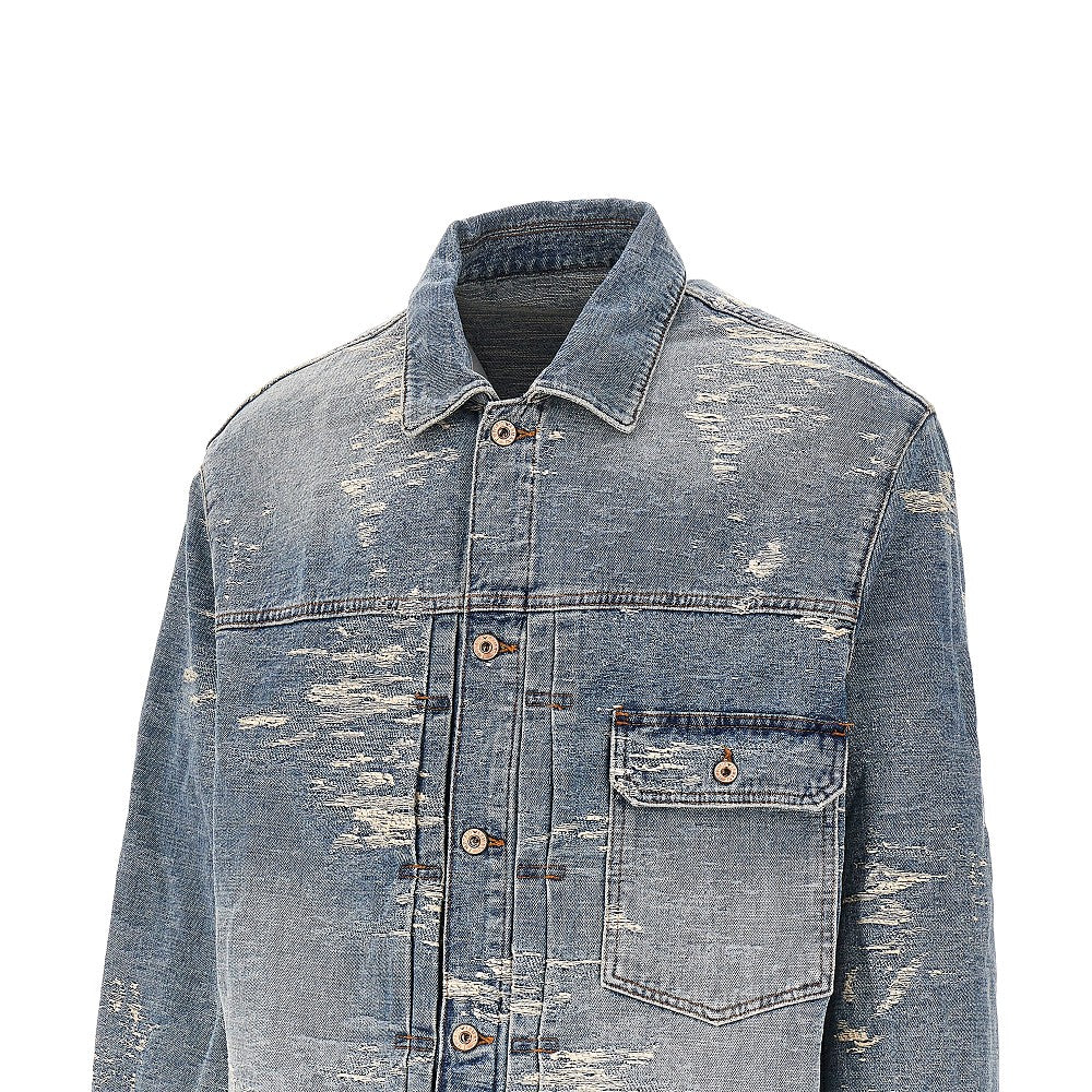 EMPORIO ARMANI Vintage effect denim jacket