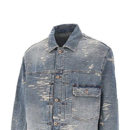 EMPORIO ARMANI Vintage effect denim jacket