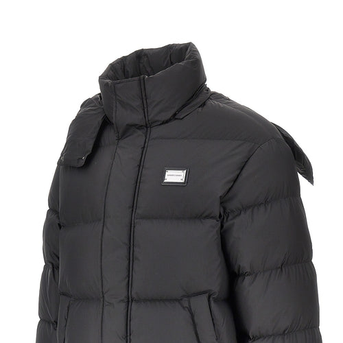 Emporio Armani Logo plate down jacket
