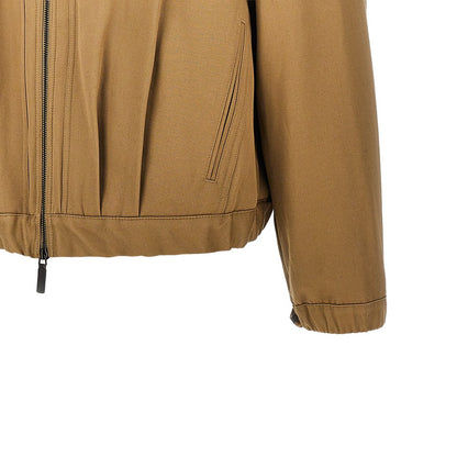 EMPORIO ARMANI Padded cotton canvas blouson
