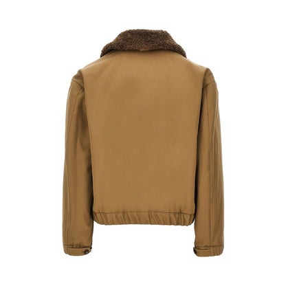 EMPORIO ARMANI Padded cotton canvas blouson