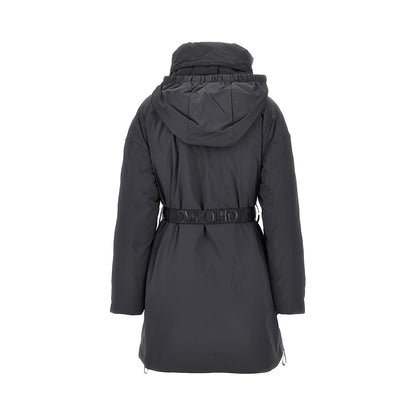 EMPORIO ARMANI Down parka coat with belt