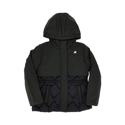 K-WAY Marlesse Hybrid' nylon downjacket