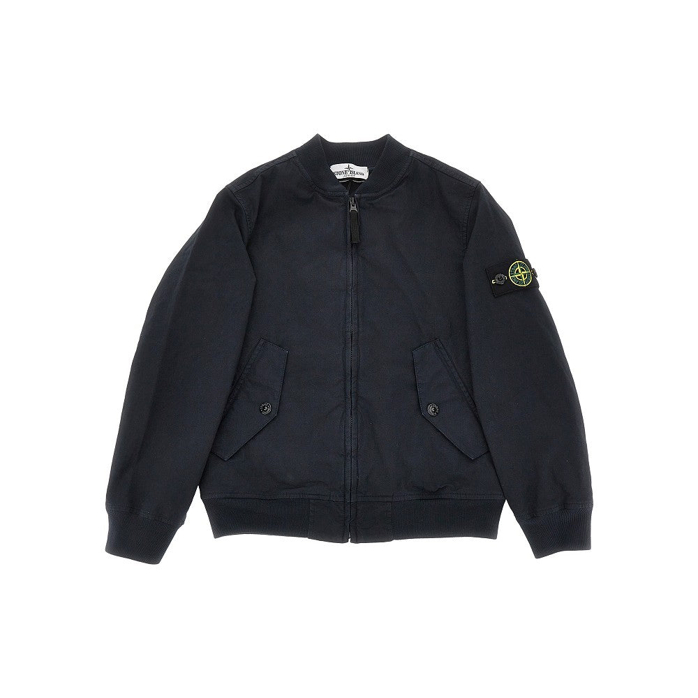 STONE ISLAND Cotton jacket with logo Badge