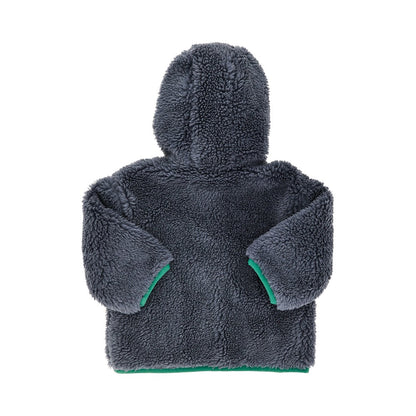 STELLA MCCARTNEY Robot patches fleece full-zip hoodie