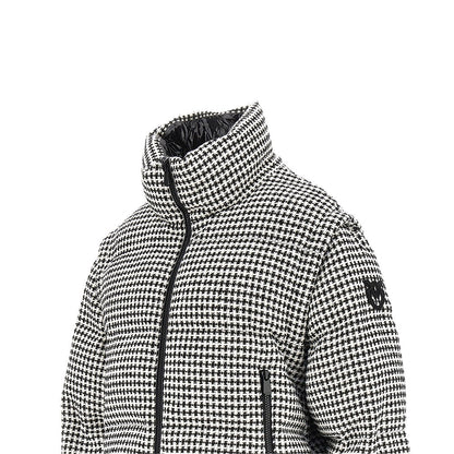 PINKO Tweed down jacket with detachable sleeves