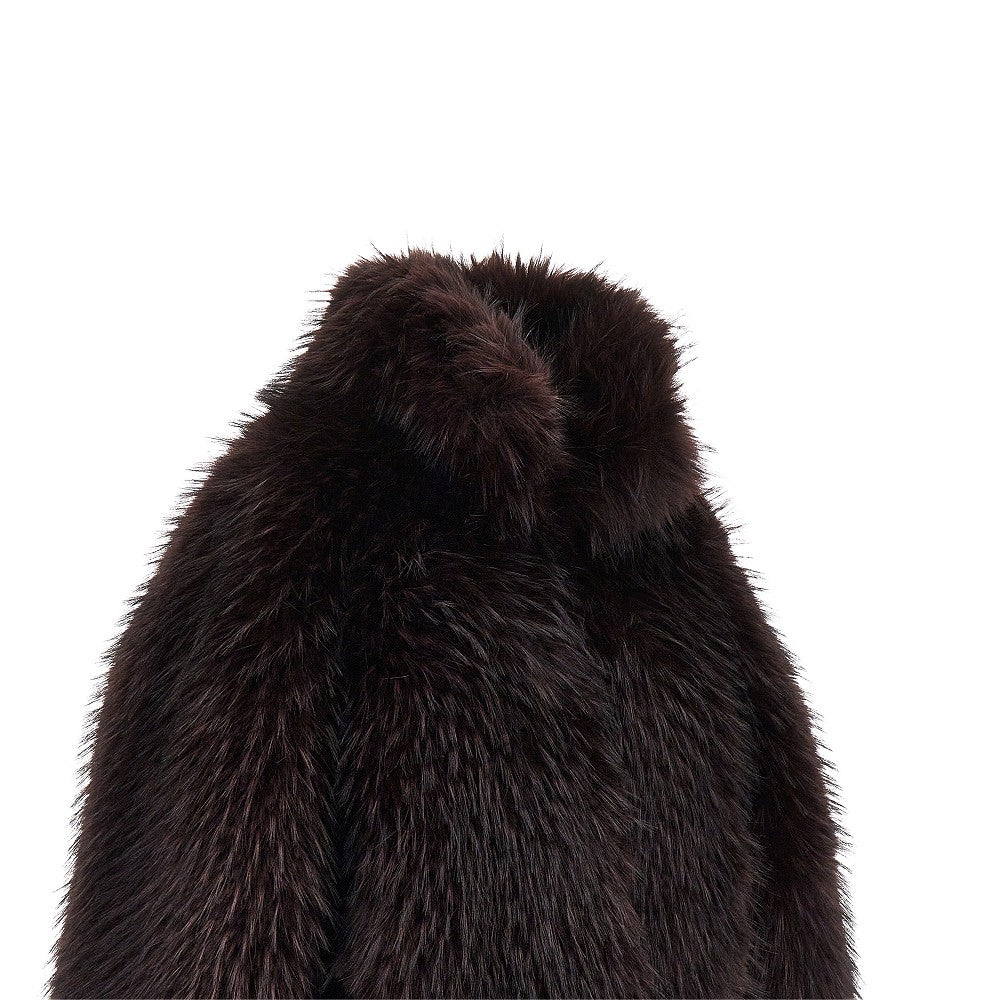 PINKO Faux fur cropped jacket