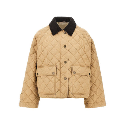 Weekend Max Mara Quilted jacket with corduory collar
