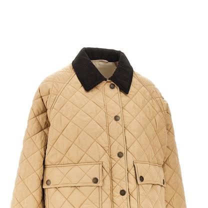 Weekend Max Mara Quilted jacket with corduory collar