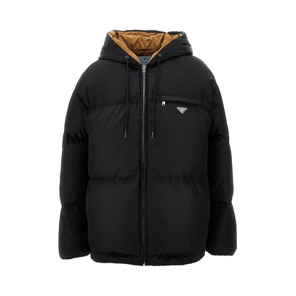 PRADA Re-Nylon down jacket with rear pocket