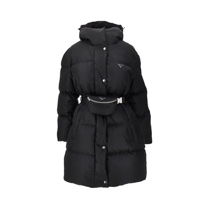 PRADA Re-Nylon down jacket with belt bag