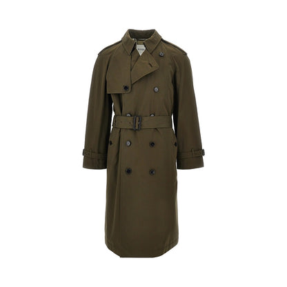 BURBERRY Cotton long trench coat