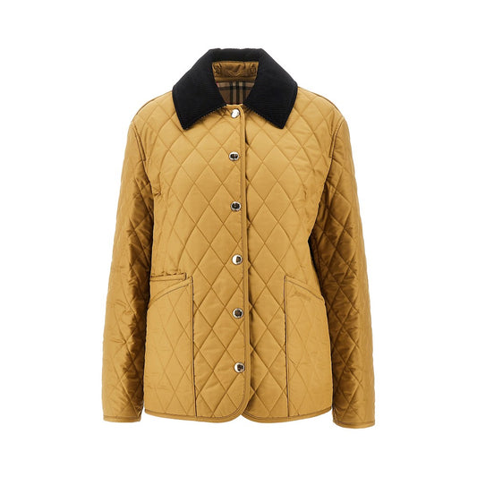 Burberry Quilted jacket with logo embroidery