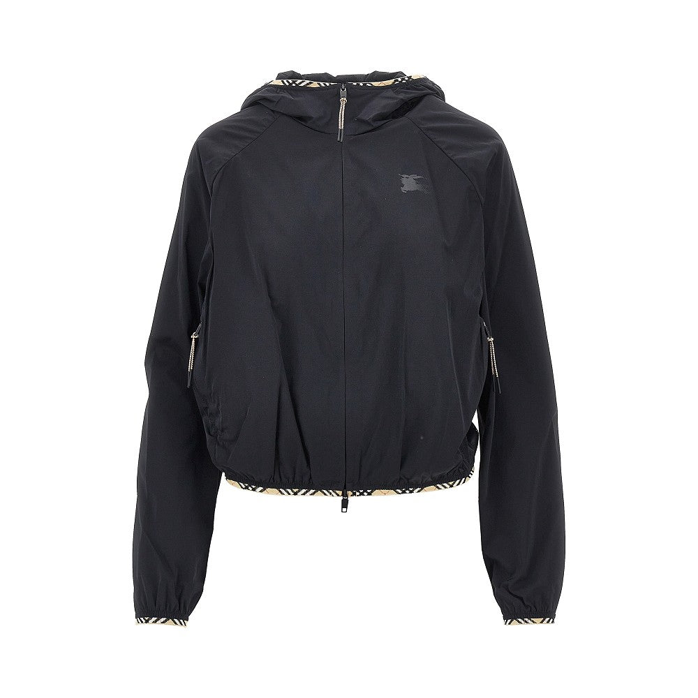 BURBERRY Stretch nylon hooded jacket