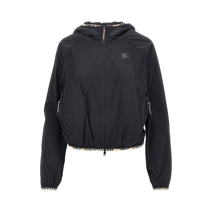 BURBERRY Stretch nylon hooded jacket
