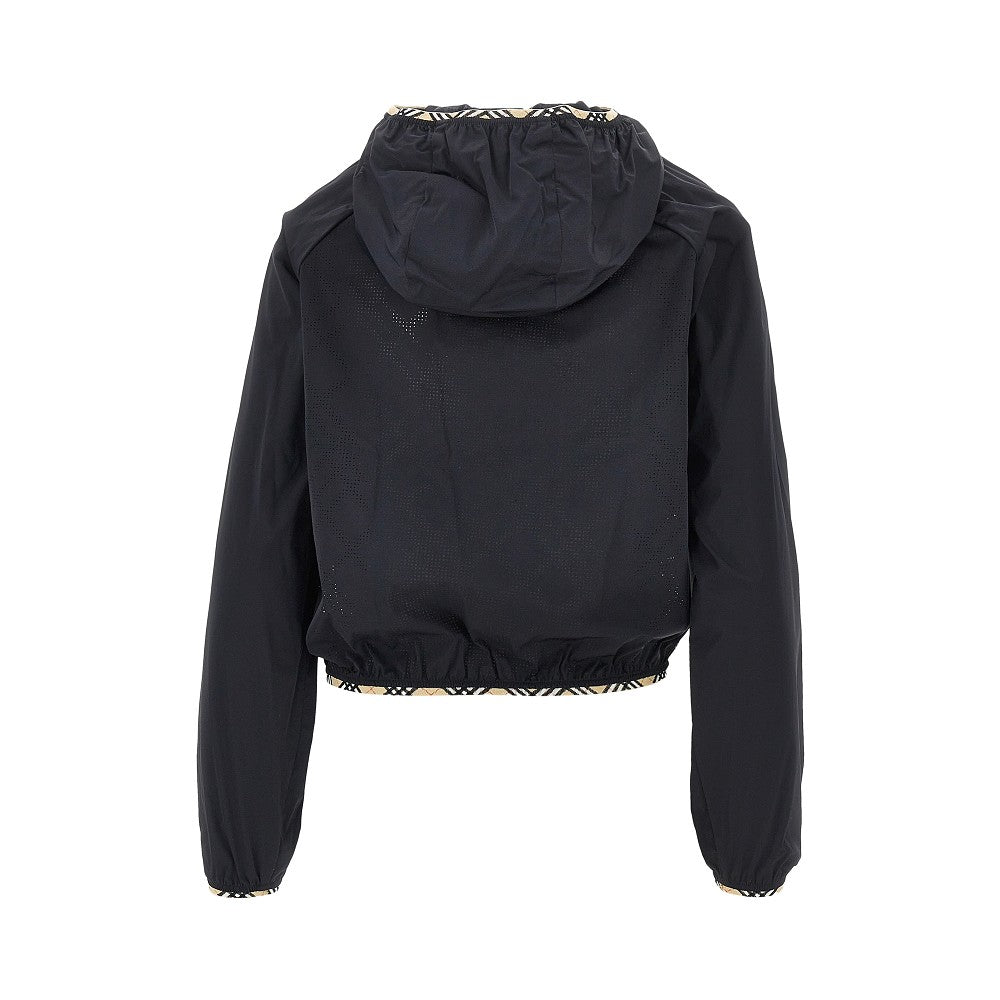 BURBERRY Stretch nylon hooded jacket