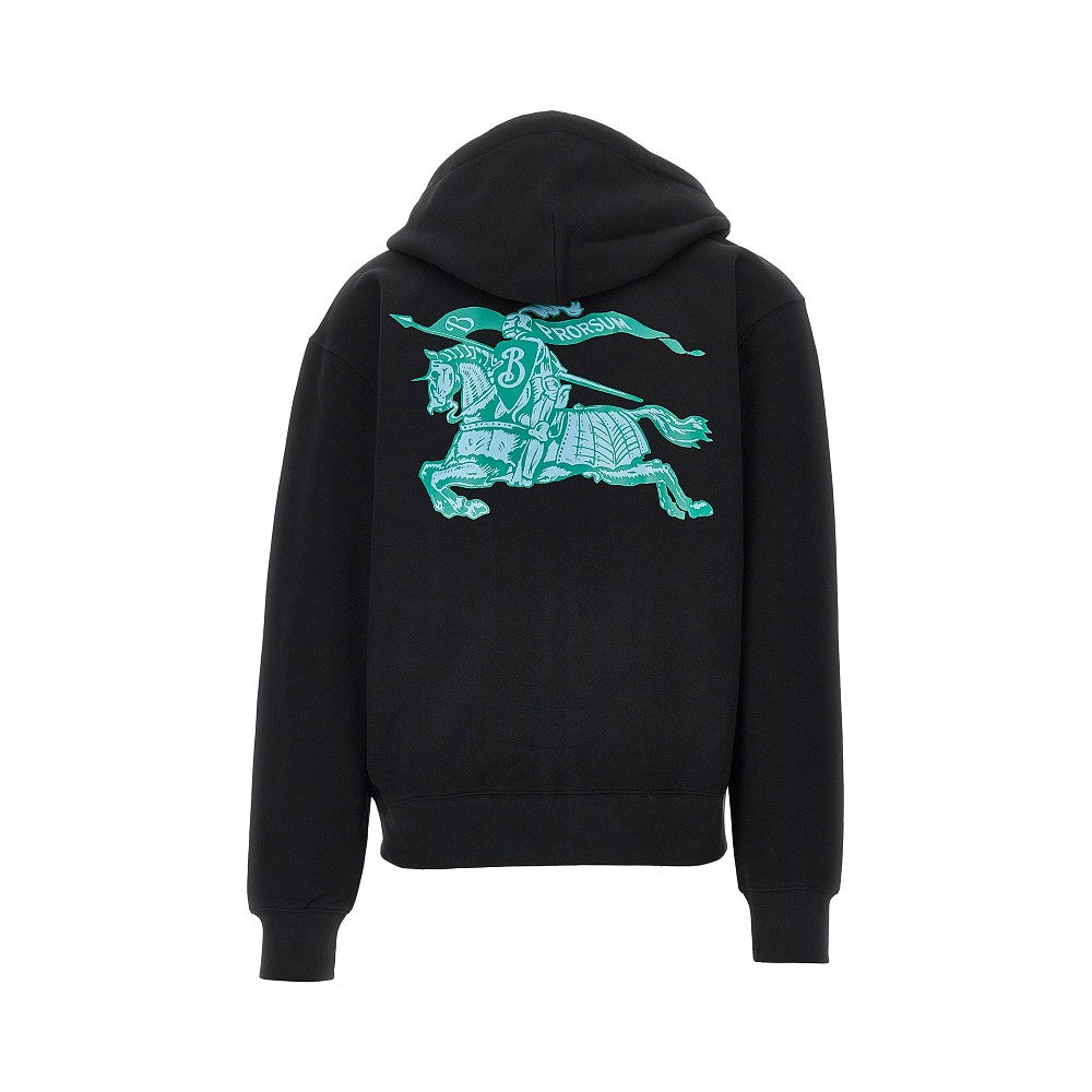 BURBERRY Heritage logo print full-zip hoodie