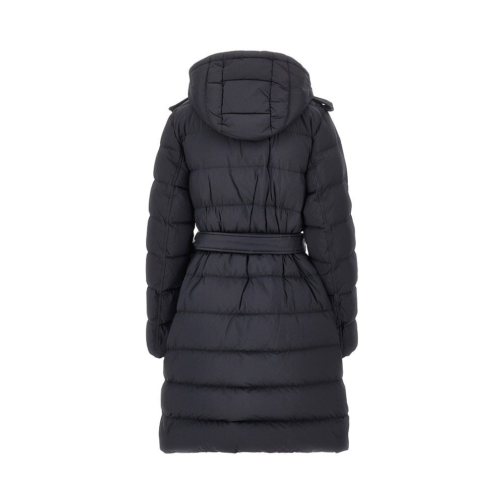 Burberry Knee-length down jacket with belt