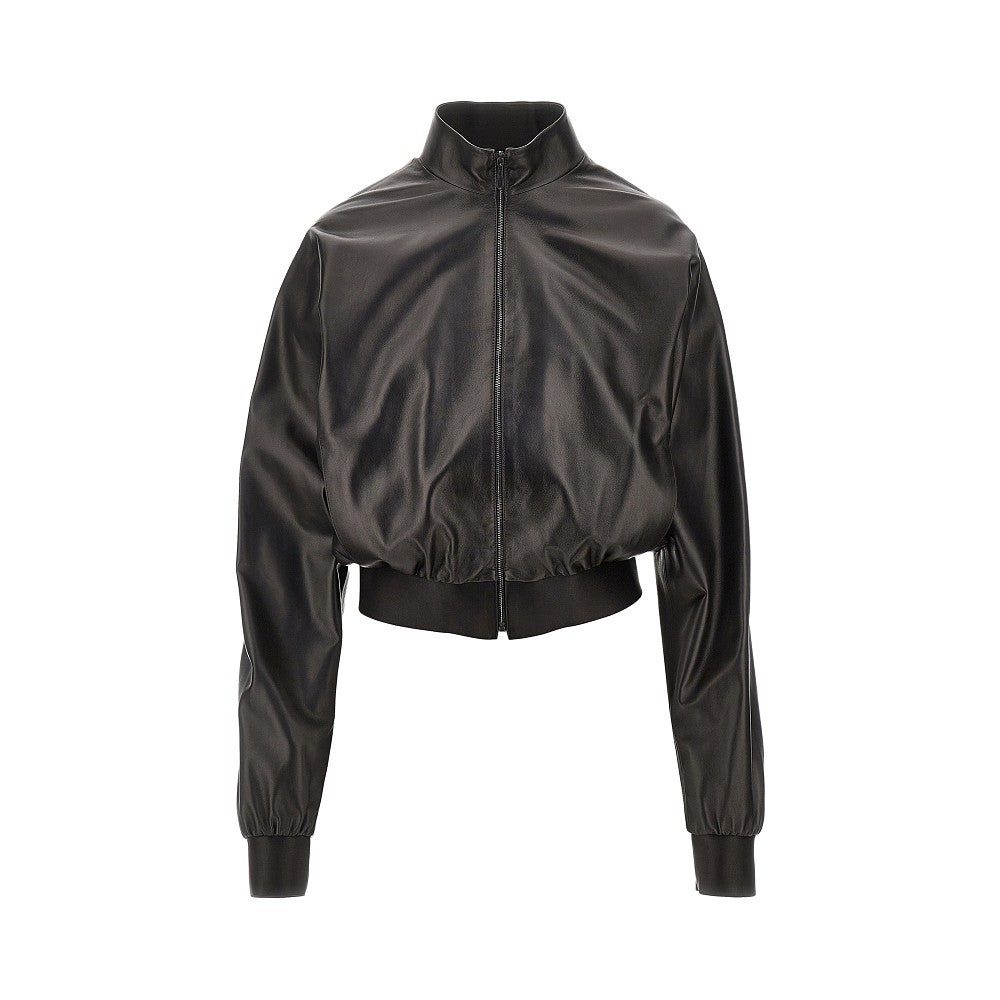 GUCCI Nappa leather bomber jacket