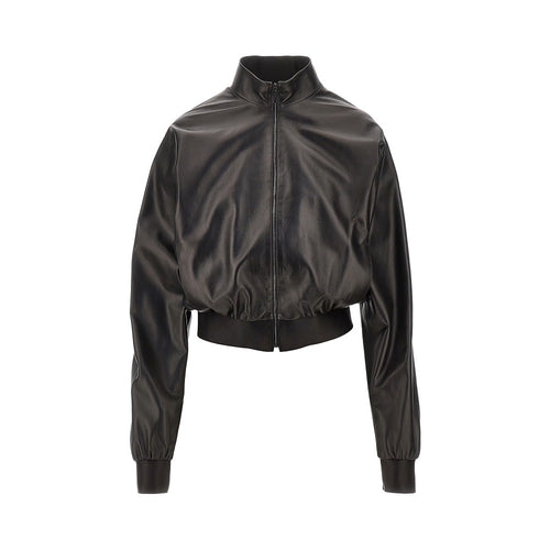 GUCCI Nappa leather bomber jacket