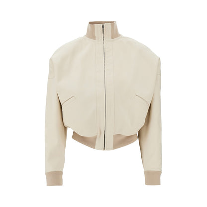 GUCCI Oversized shoulders cotton bomber jacket