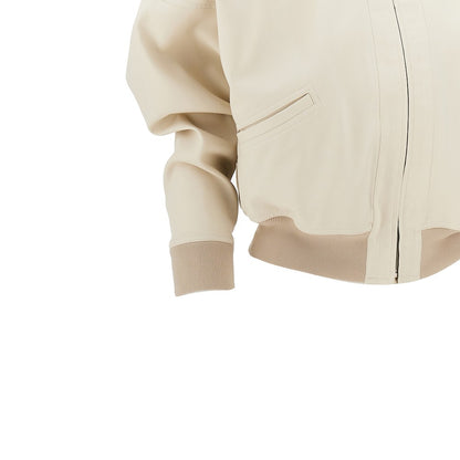 GUCCI Oversized shoulders cotton bomber jacket