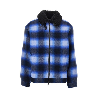 BALENCIAGA Check flannel jacket