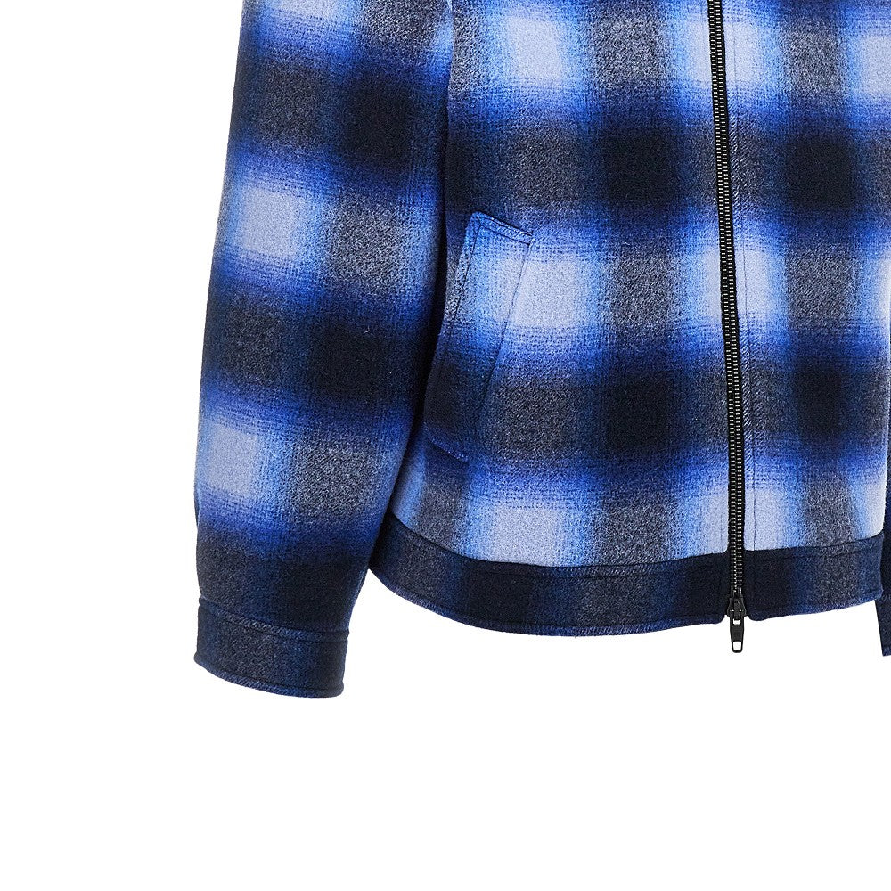 BALENCIAGA Check flannel jacket