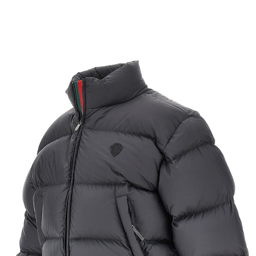 Gucci Cropped down jacket with Gucci crest