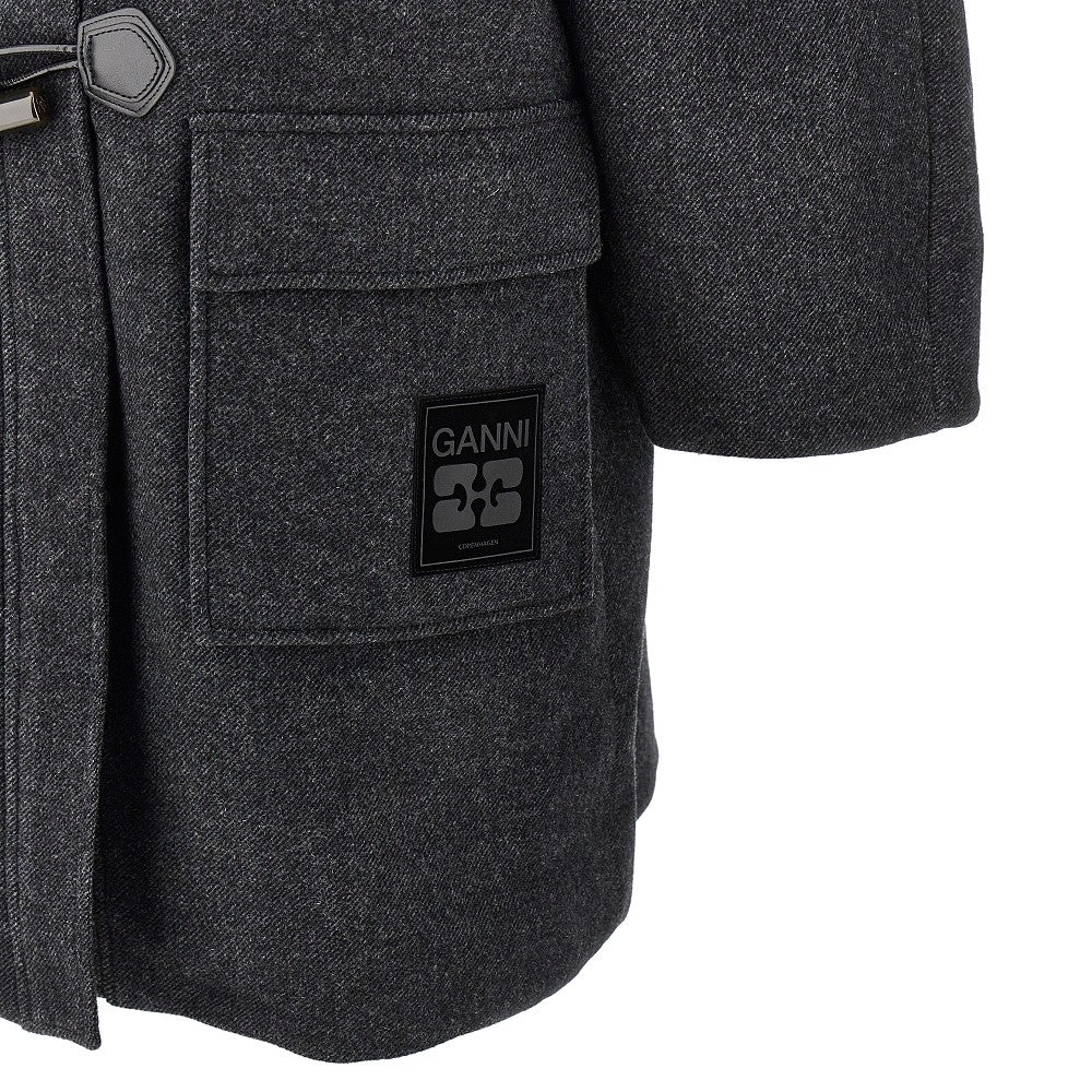 Ganni Wool-blend coat