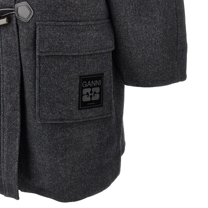 Ganni Wool-blend coat