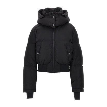 DIESEL Hooded short down jacket