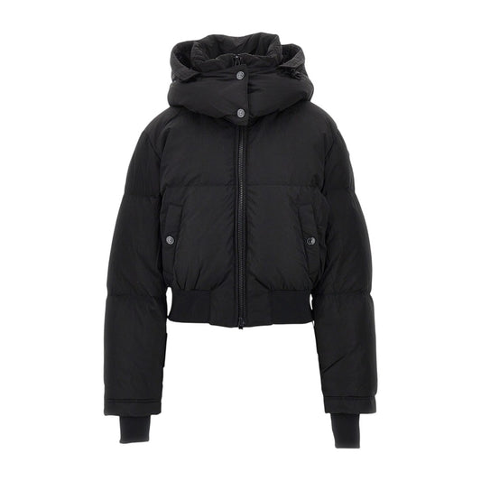 DIESEL Hooded short down jacket