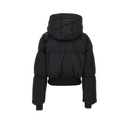 DIESEL Hooded short down jacket