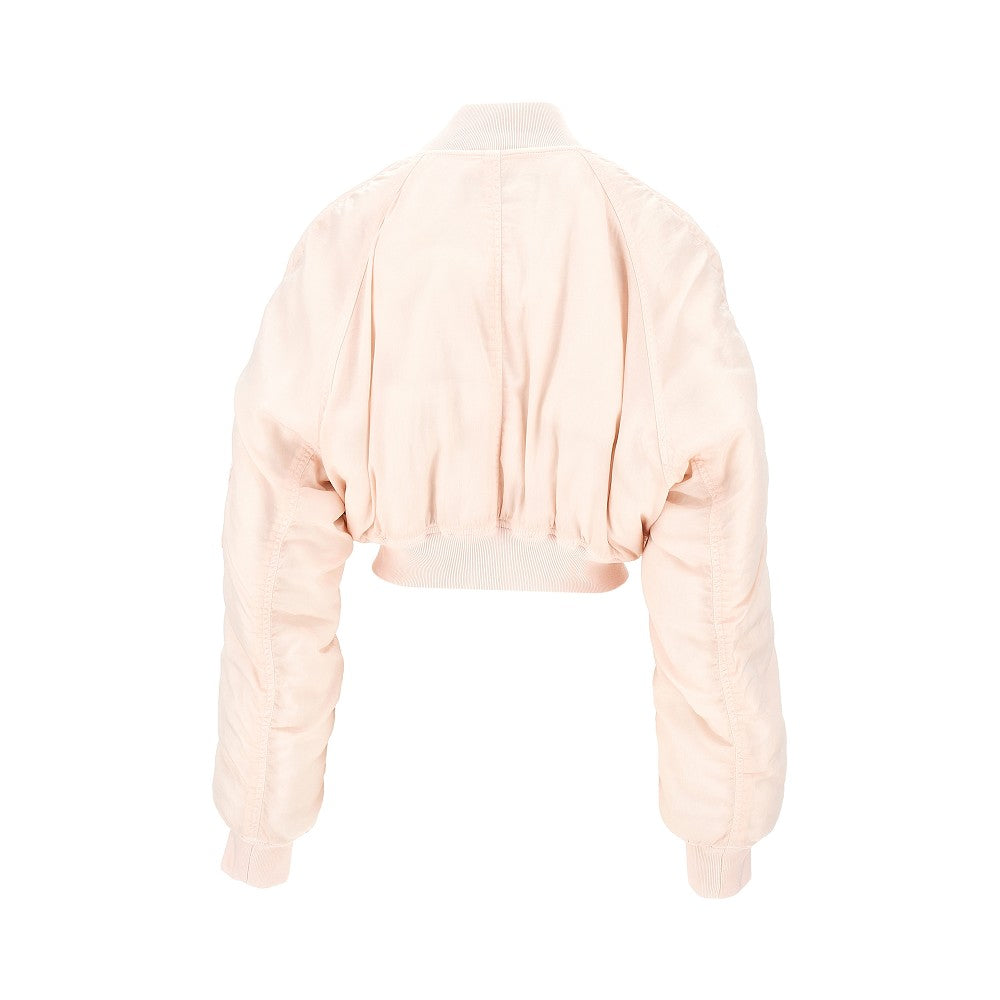 Phoebe Philo Technical twill cropped bomber jacket