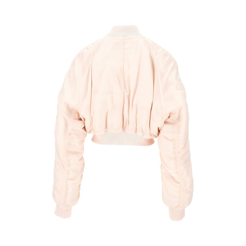 Phoebe Philo Technical twill cropped bomber jacket
